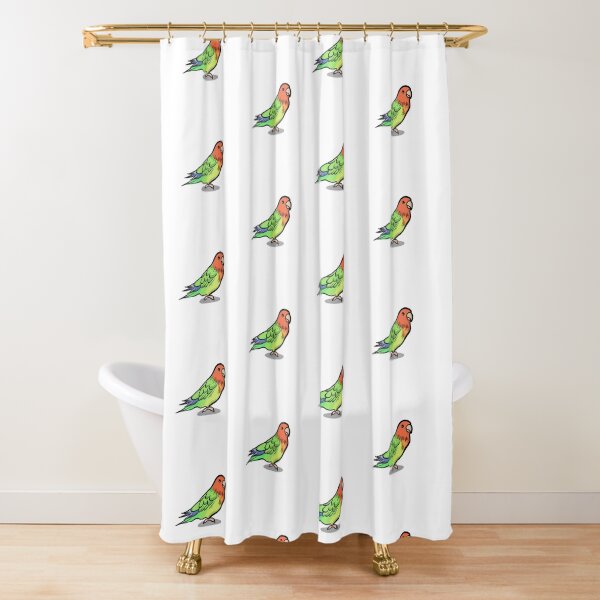 Lovebird Shower Curtain
