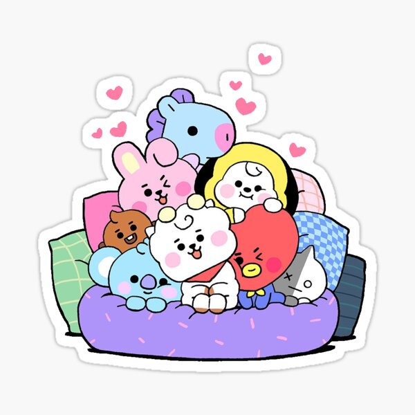 Baby BT21 Pile Sticker