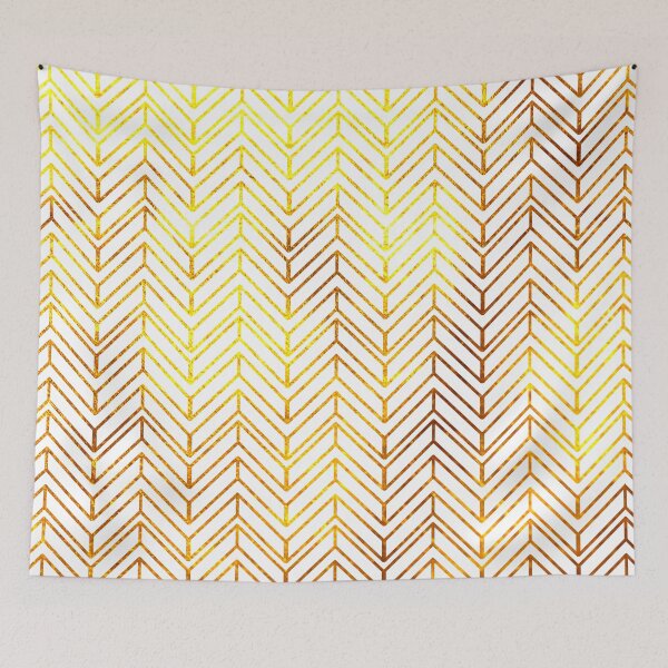 Item preview, Gold Chevron Pattern designed and sold by SamPickle.