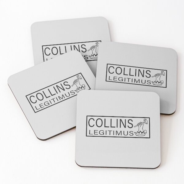 Aperçu de l'œuvre Autocollant d’étiquette Collins Legitimus Axe - Logo de hache antique Collins Axe créée et vendue par Wanderlust Designs.