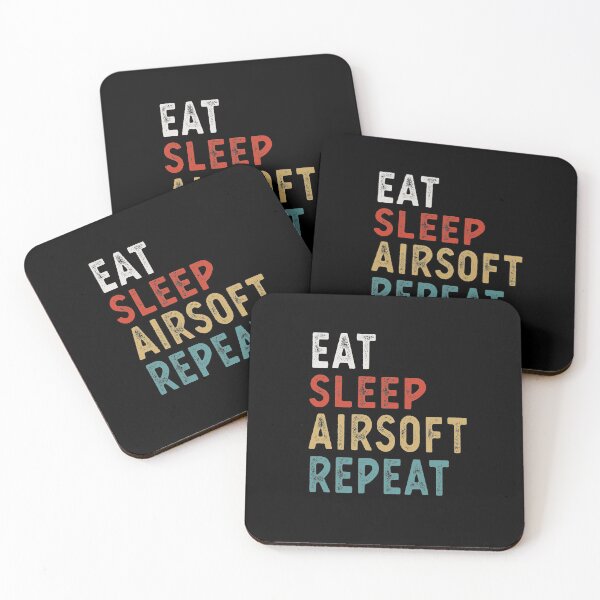 Item preview, Eat Sleep Airsoft Repeat Funny Airsoft Player Gift Idea designed and sold by NEMRYS.