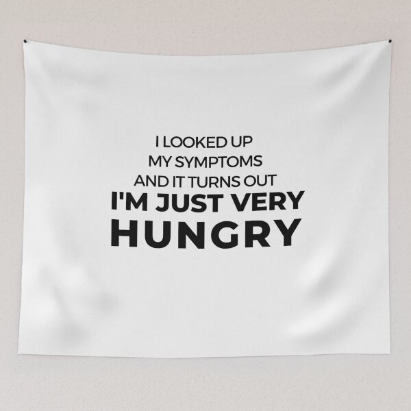 Item preview, Symptoms Hungry Foodie Pizza Cute Funny Gift Sarcastic Happy Fun Introvert Awkward Geek Hipster Silly Inspirational Motivational Birthday Present designed and sold by EpsilonEridani.