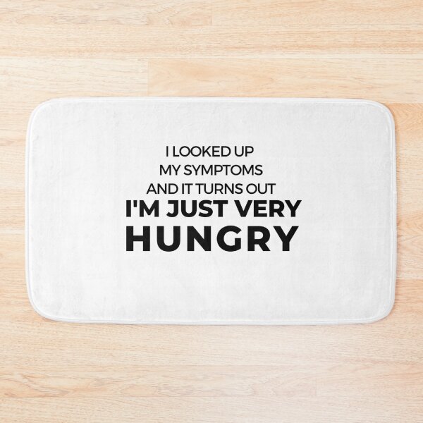Item preview, Symptoms Hungry Foodie Pizza Cute Funny Gift Sarcastic Happy Fun Introvert Awkward Geek Hipster Silly Inspirational Motivational Birthday Present designed and sold by EpsilonEridani.