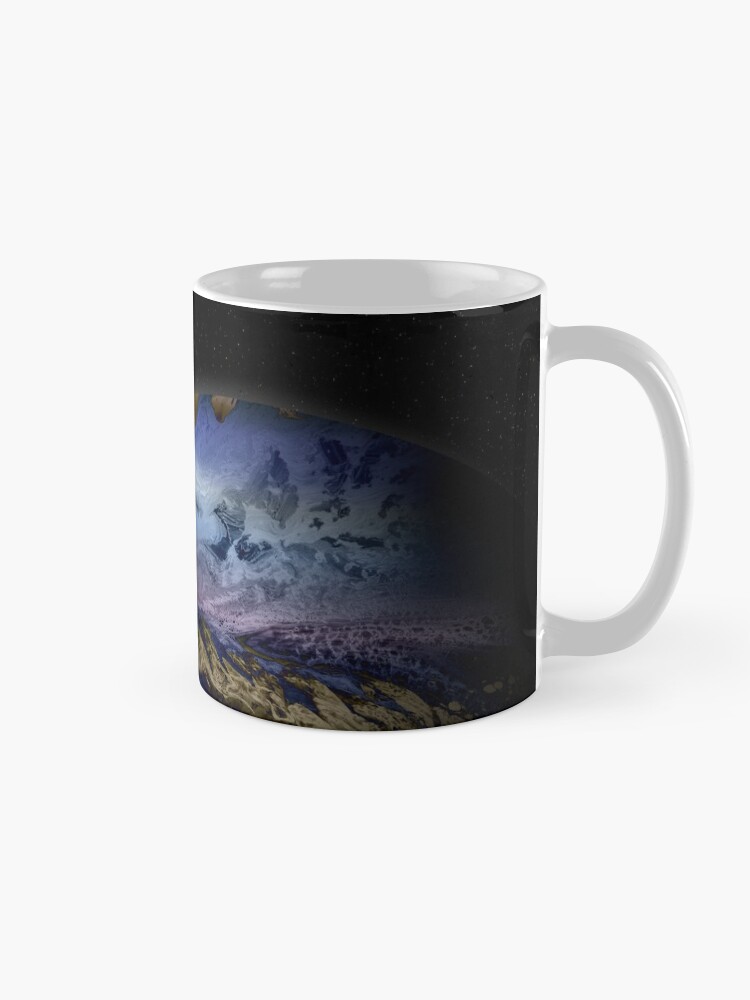 Alternate view of Planet Theta: Outer Space Art Mug