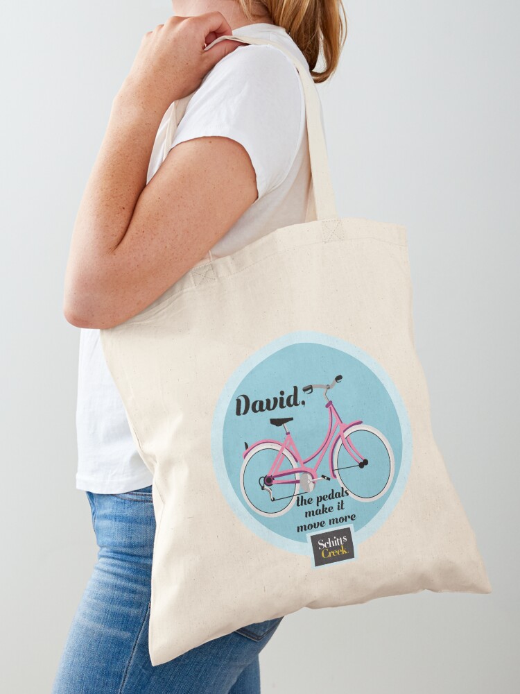 Schitt's Creek David's Pink Bike Tote Bag for Sale by LICENSEDLEGIT