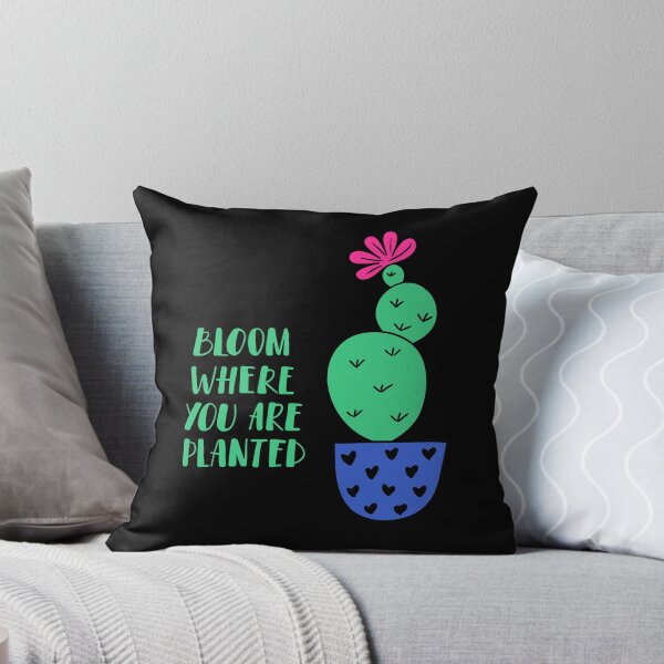 Item preview, Bloom where you are planted cactus designed and sold by GNEGO.