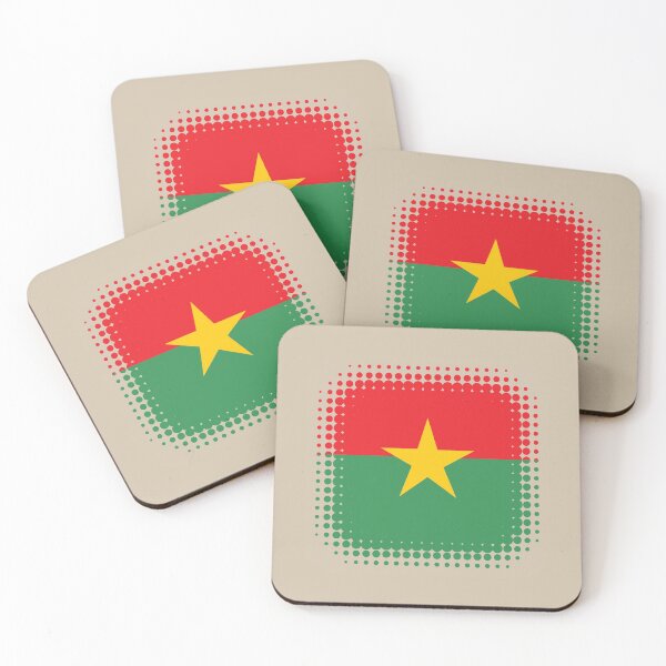 Item preview, Flag of Burkina Faso - Retro designed and sold by pixelinga.