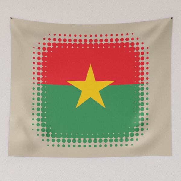 Item preview, Flag of Burkina Faso - Retro designed and sold by pixelinga.