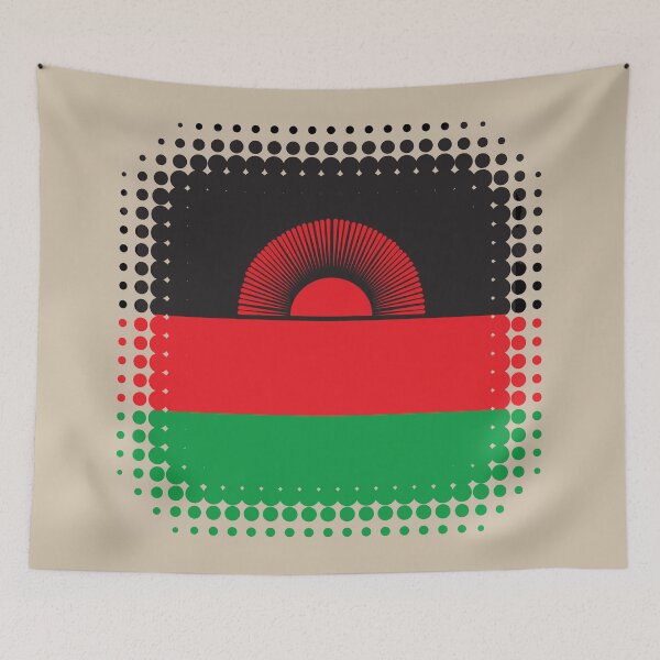 Item preview, Flag of Malawi - Retro designed and sold by pixelinga.
