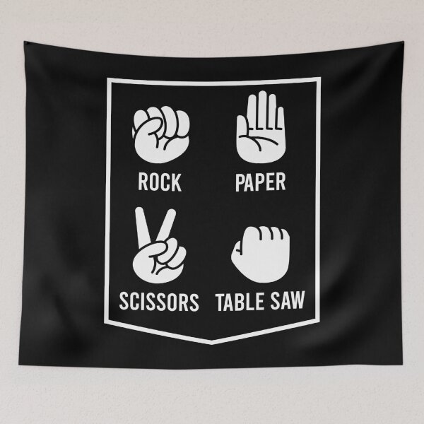 Item preview, Scissors Stone Paper Table Saw designed and sold by tonstan.