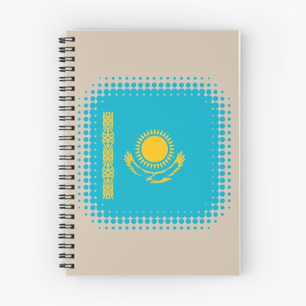 Item preview, Flag of Kazakhstan - Retro designed and sold by pixelinga.