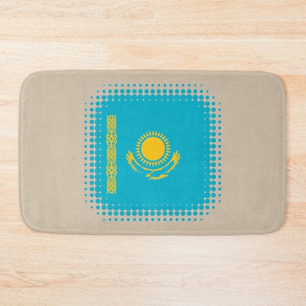 Item preview, Flag of Kazakhstan - Retro designed and sold by pixelinga.