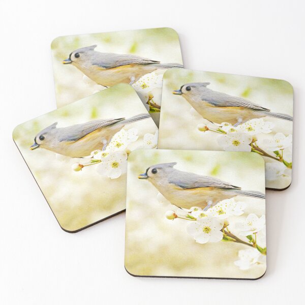 Item preview, Tufted Titmouse with Seed designed and sold by FineArtography.