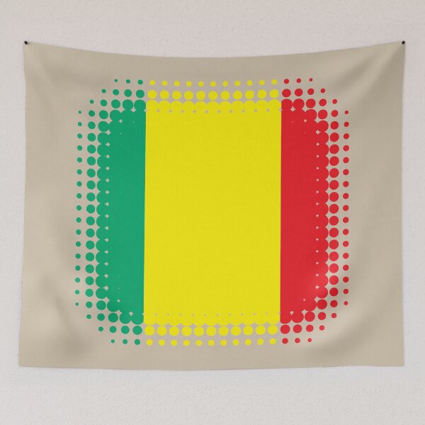 Item preview, Flag of Mali - Retro designed and sold by pixelinga.