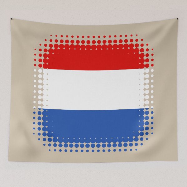 Item preview, Flag of Netherlands - Retro designed and sold by pixelinga.