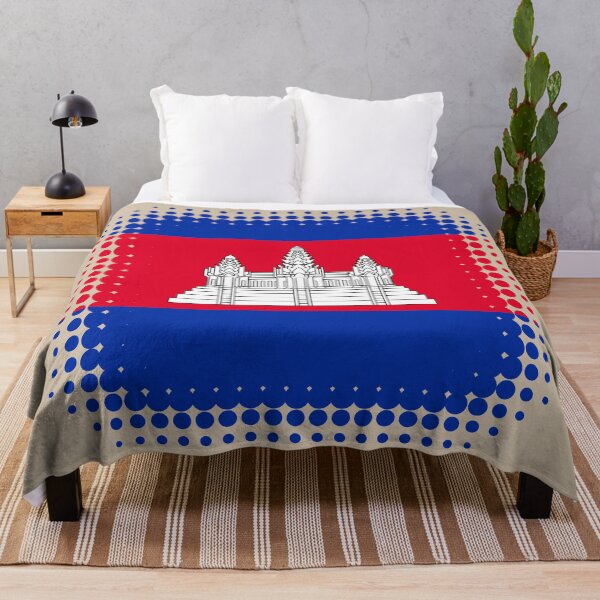 Item preview, Flag of Cambodia - Retro designed and sold by pixelinga.