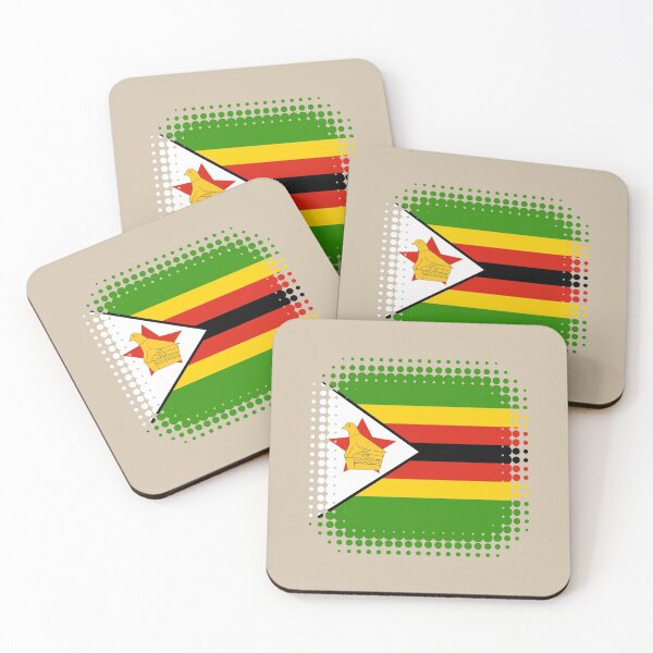 Item preview, Flag of Zimbabwe - Retro designed and sold by pixelinga.