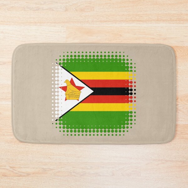 Item preview, Flag of Zimbabwe - Retro designed and sold by pixelinga.