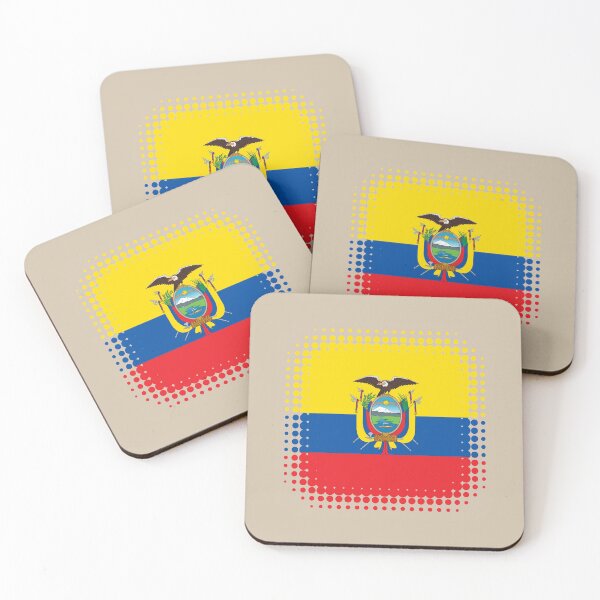 Item preview, Flag of Ecuador - Retro designed and sold by pixelinga.