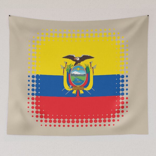 Item preview, Flag of Ecuador - Retro designed and sold by pixelinga.