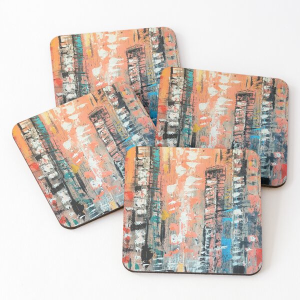 Item preview, Coral cityscape  designed and sold by navitalidesign.