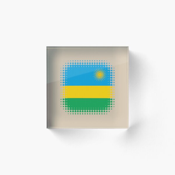 Item preview, Flag of Rwanda - Retro designed and sold by pixelinga.