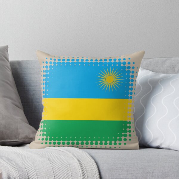 Item preview, Flag of Rwanda - Retro designed and sold by pixelinga.