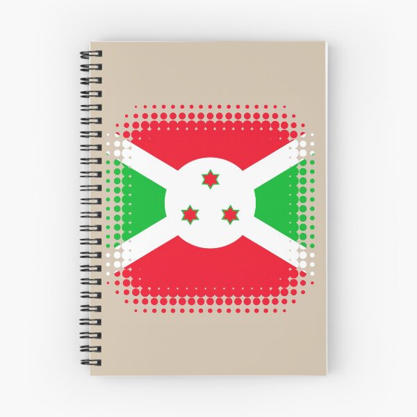 Item preview, Flag of Burundi - Retro designed and sold by pixelinga.