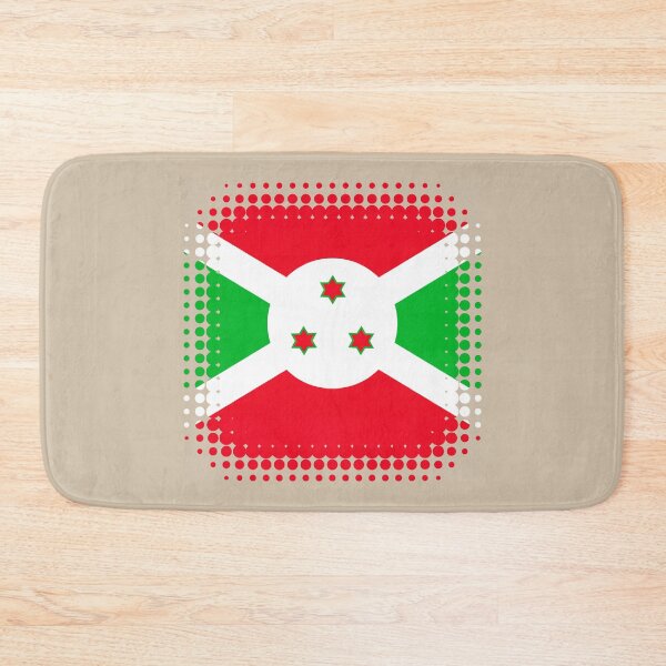 Item preview, Flag of Burundi - Retro designed and sold by pixelinga.
