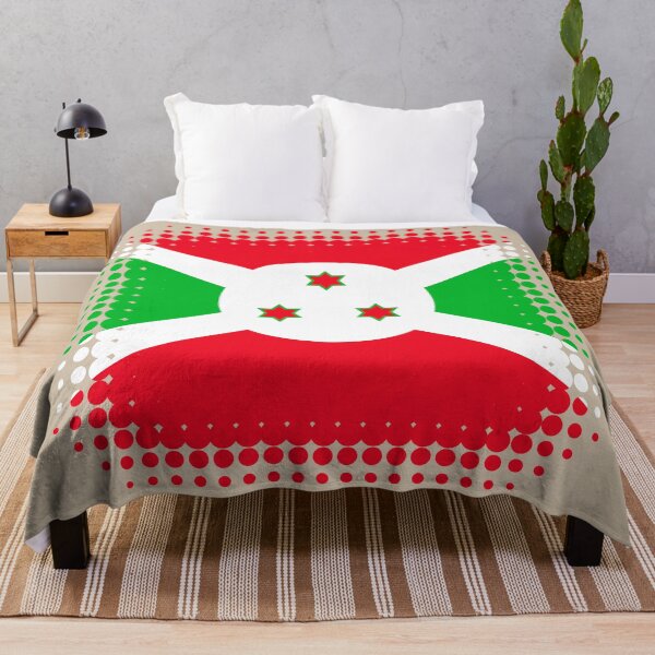 Item preview, Flag of Burundi - Retro designed and sold by pixelinga.