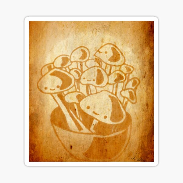 Mushroom fun Sticker