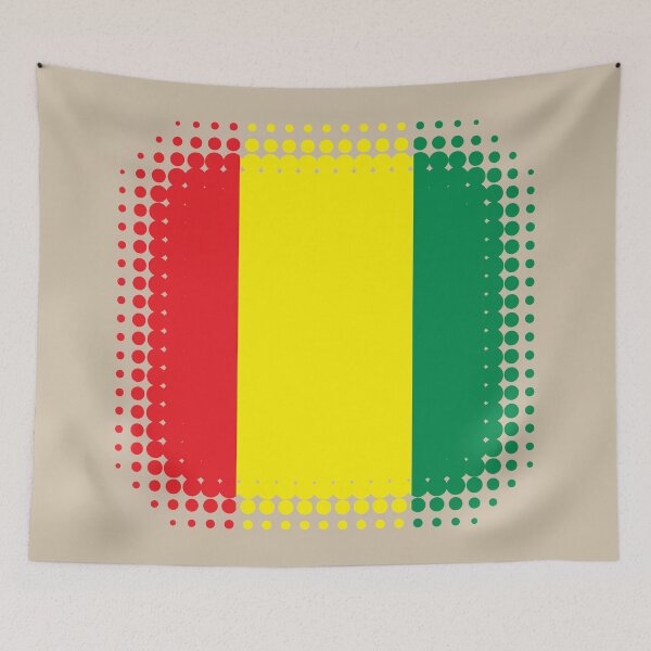 Item preview, Flag of Guinea - Retro designed and sold by pixelinga.