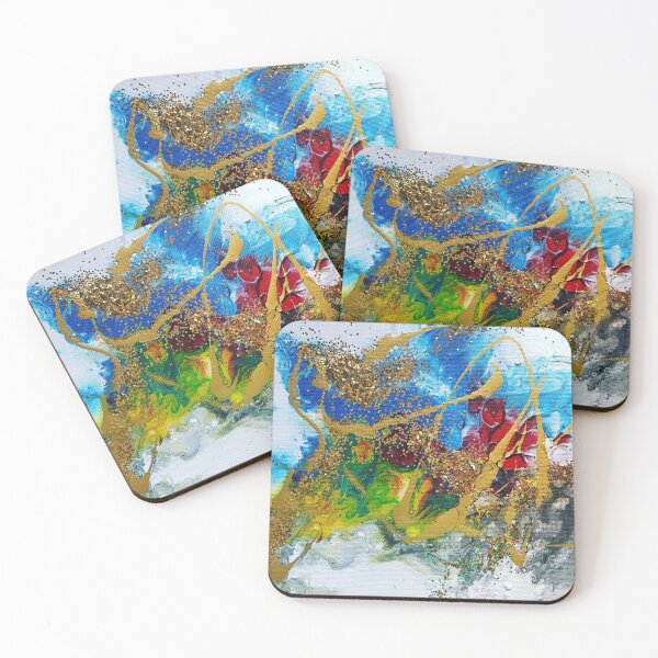 Item preview, Glitter abstract painting  designed and sold by navitalidesign.