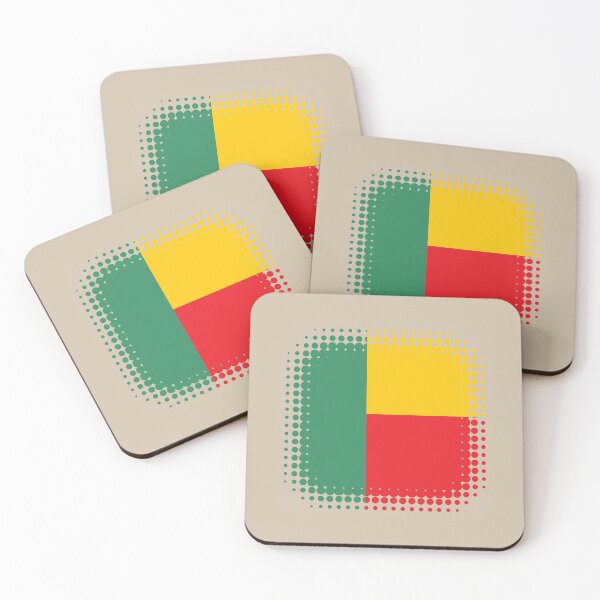 Item preview, Flag of Benin - Retro designed and sold by pixelinga.