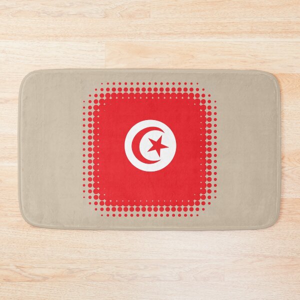 Item preview, Flag of Tunisia - Retro designed and sold by pixelinga.