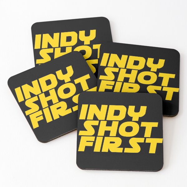 Item preview, INDY SHOT FIRST designed and sold by bodhisgallery.