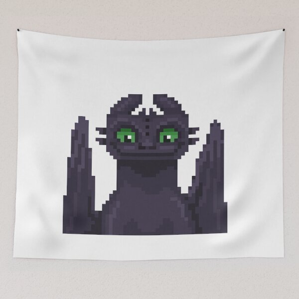Item preview, Pixel Toothless designed and sold by scribblefoxx.