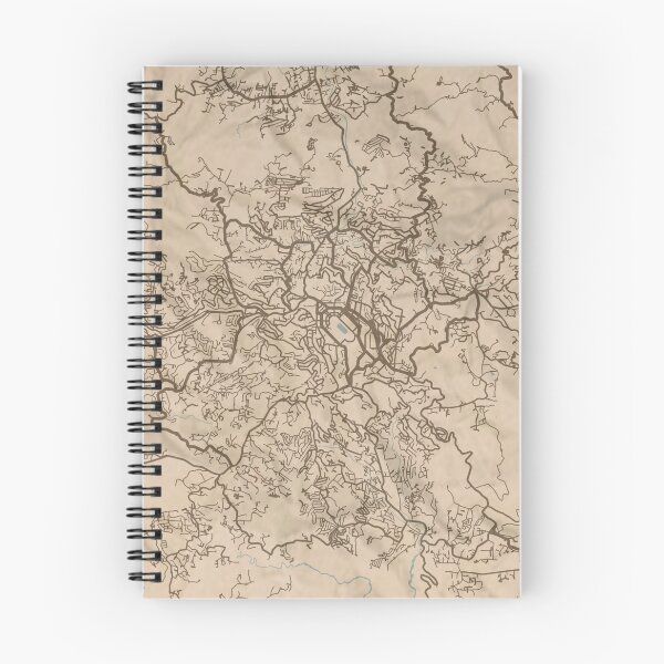 Item preview, Baguio Sepia Map designed and sold by CPTVDesign.