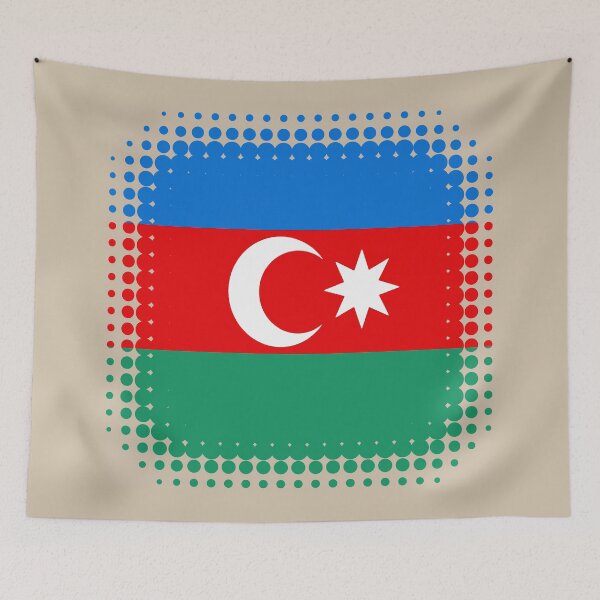 Item preview, Flag of Azerbaijan - Retro designed and sold by pixelinga.