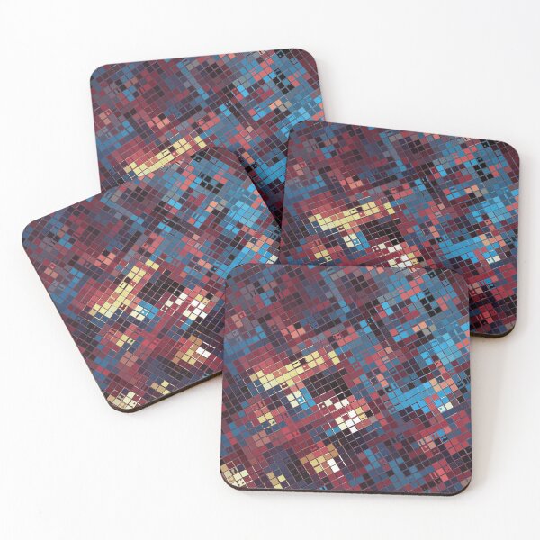 Item preview, Greek Plaza - Abstract Mosaic Tiling designed and sold by Dator-Abstracts.