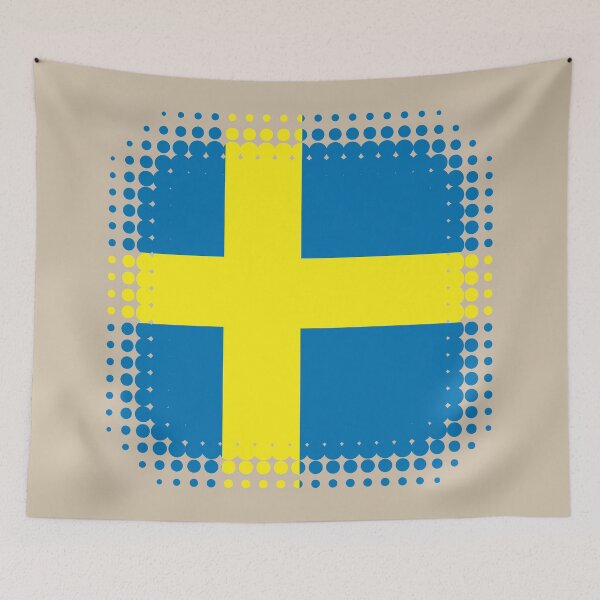 Item preview, Flag of Sweden - Retro designed and sold by pixelinga.