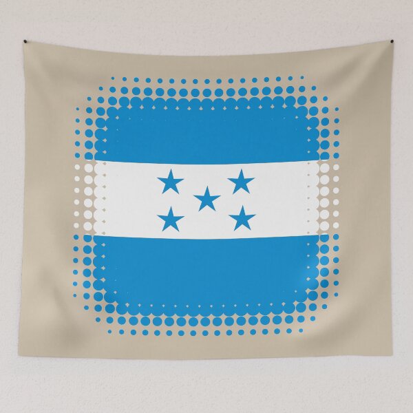 Item preview, Flag of Honduras - Retro designed and sold by pixelinga.