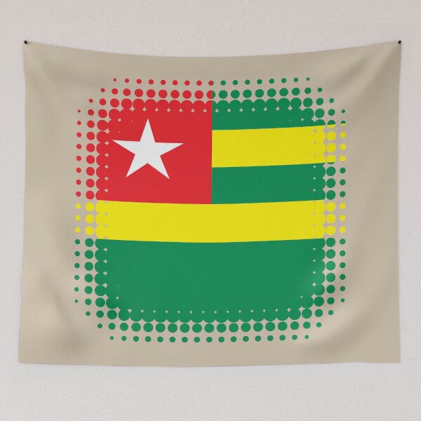 Item preview, Flag of Togo - Retro designed and sold by pixelinga.