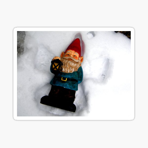 Gnome Angel Sticker