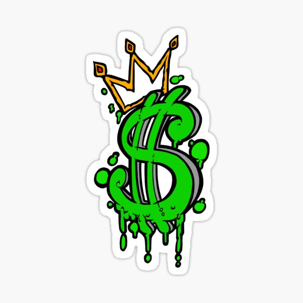 Graffiti Dollar Sign Stickers for Sale  Redbubble