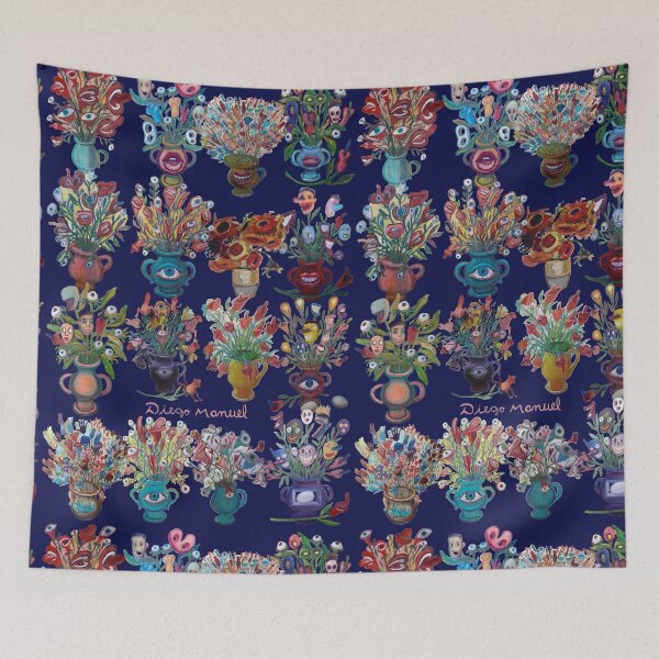Item preview, Flowers flowers tapiz designed and sold by Diego Manuel Rodriguez.