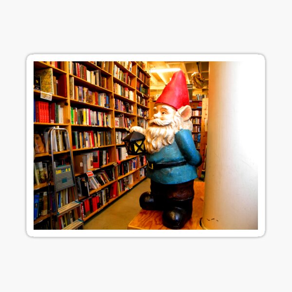 Library Gnome Sticker