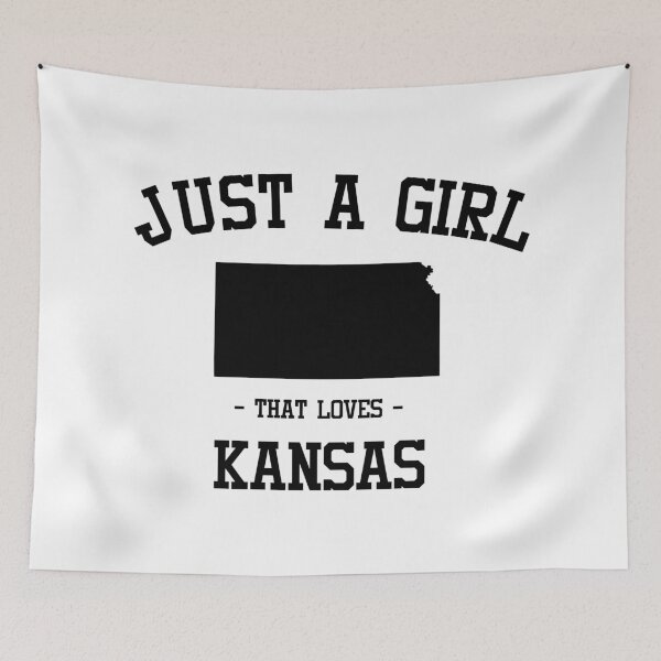 Item preview, Just A Girl That Loves Kansas designed and sold by Selecttostart.