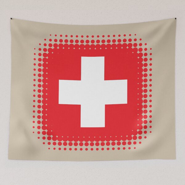 Item preview, Flag of Switzerland - Retro designed and sold by pixelinga.