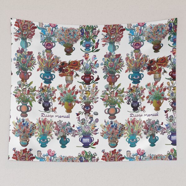 Item preview, Flowers flowers tapiz designed and sold by Diego Manuel Rodriguez.